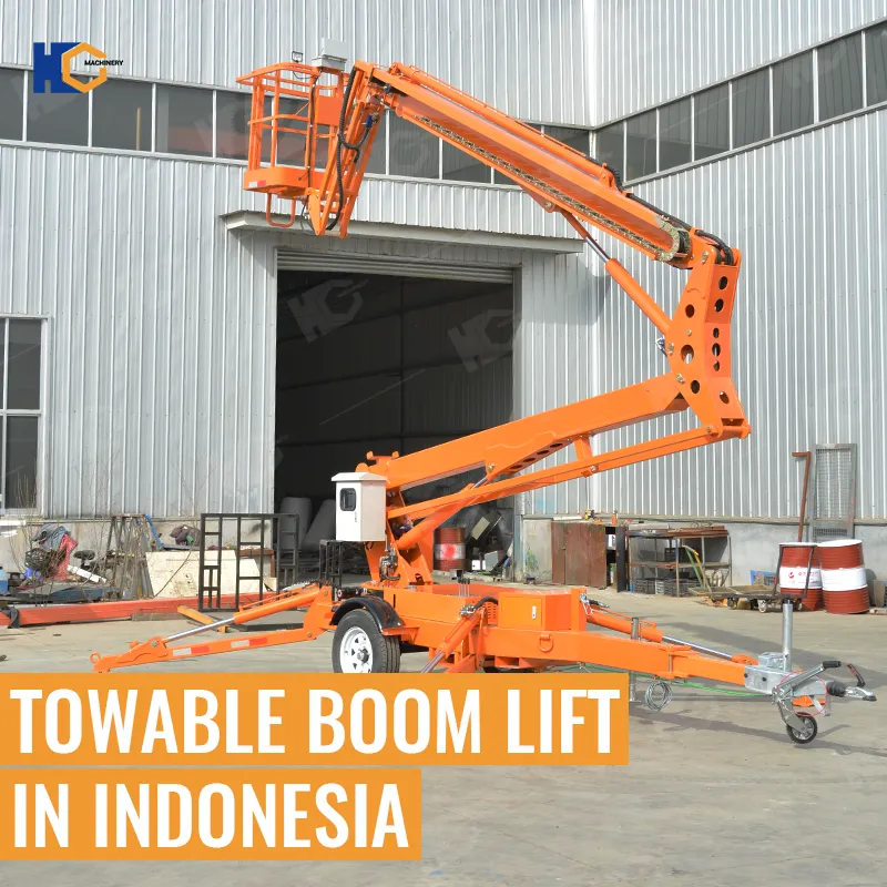 Towable Boom Lift in Indonesia